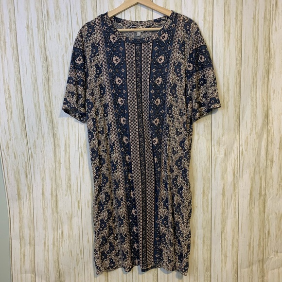 Lucky Brand Printed Tee Dress - Picture 4 of 6